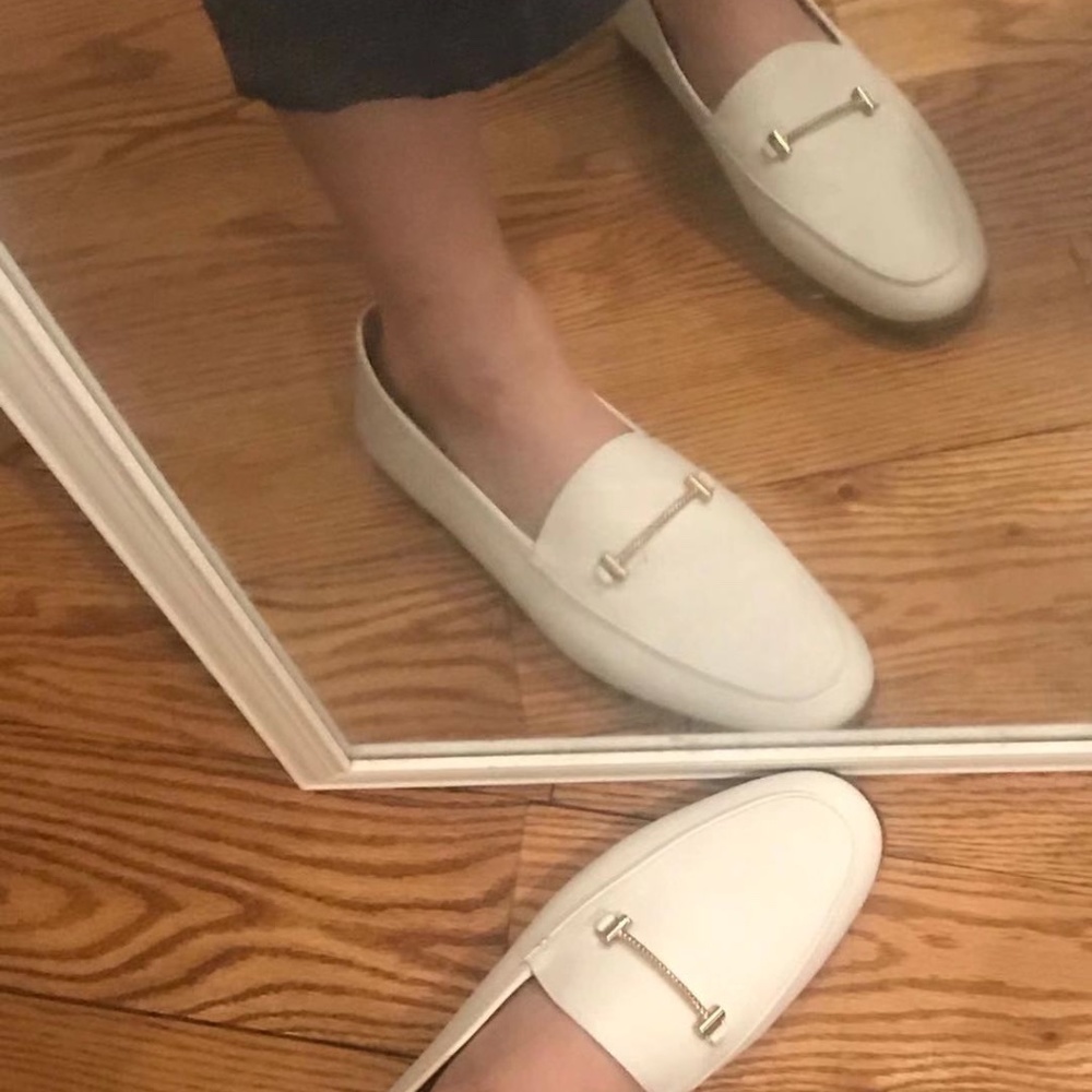 New Sam Edelman leather Lior White loafer US 7